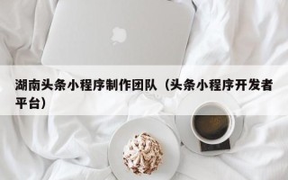 临邑湖南头条小程序制作团队（头条小程序开发者平台）